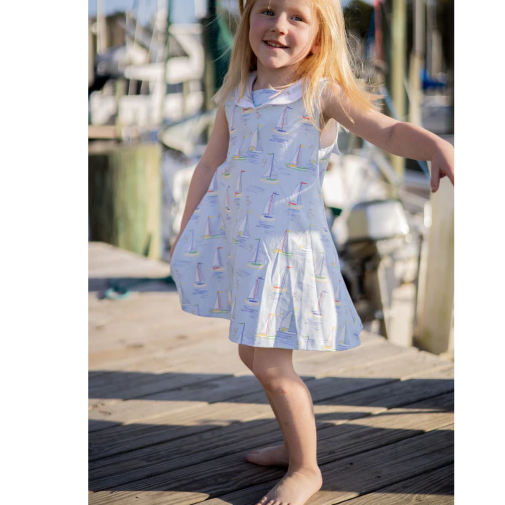 THE PROPER PEONY MARINER DRESS