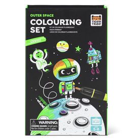 TIGER TRIBE NEON COLOURING SET-OUTER SPACE