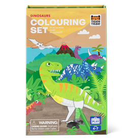 TIGER TRIBE COLOURING SET-DINOSAUR