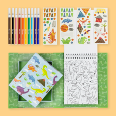 TIGER TRIBE COLOURING SET-DINOSAUR