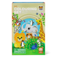 TIGER TRIBE COLOURING SET-ZOO