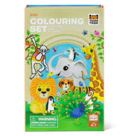 TIGER TRIBE COLOURING SET-ZOO