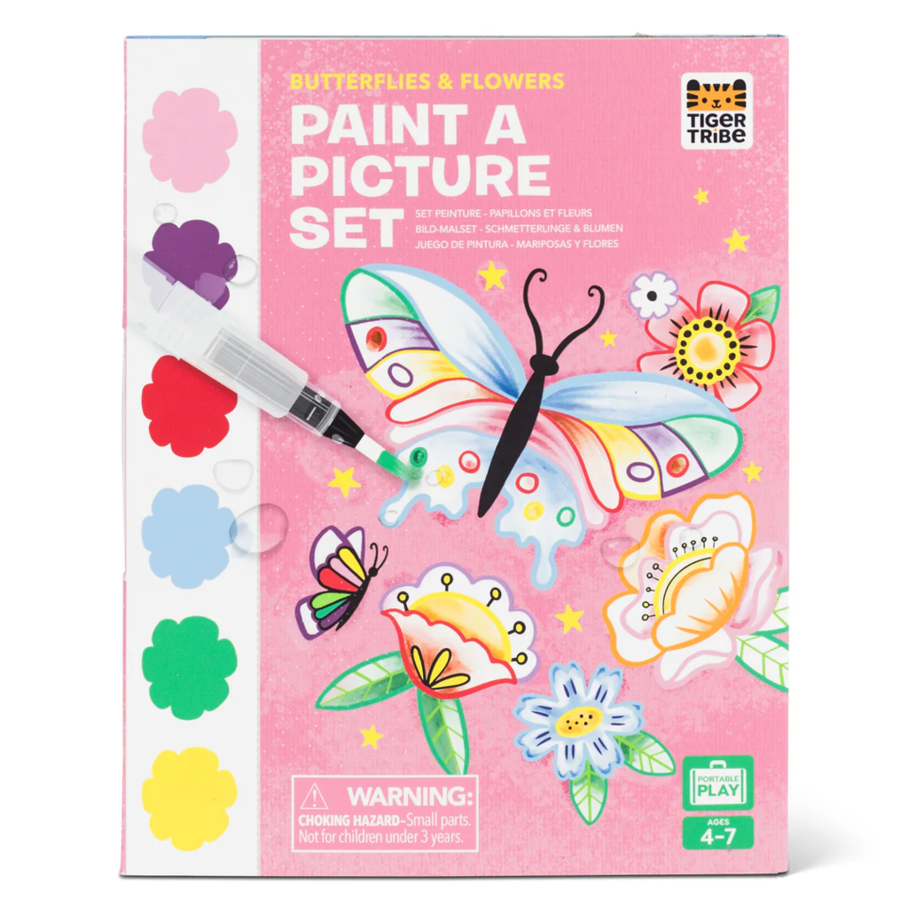 TIGER TRIBE PAINT-A-PICTURE SET-BUTTERFLIES