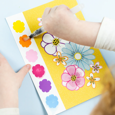 TIGER TRIBE PAINT-A-PICTURE SET-BUTTERFLIES