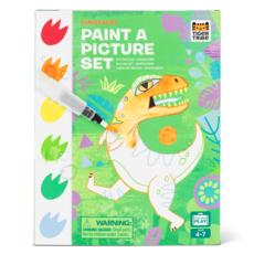 TIGER TRIBE PAINT-A-PICTURE SET-DINOSAUR