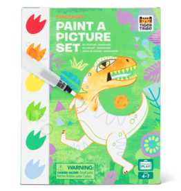 TIGER TRIBE PAINT-A-PICTURE SET-DINOSAUR