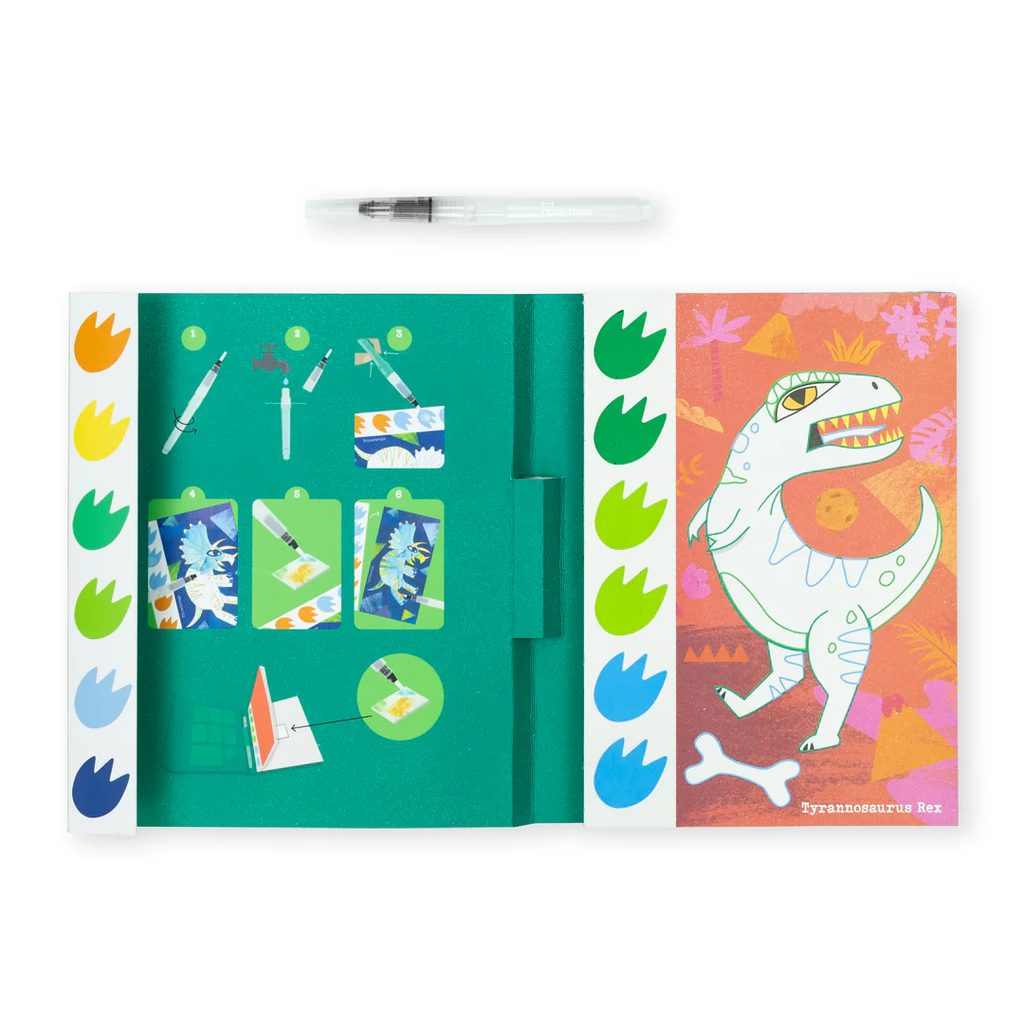 TIGER TRIBE PAINT-A-PICTURE SET-DINOSAUR