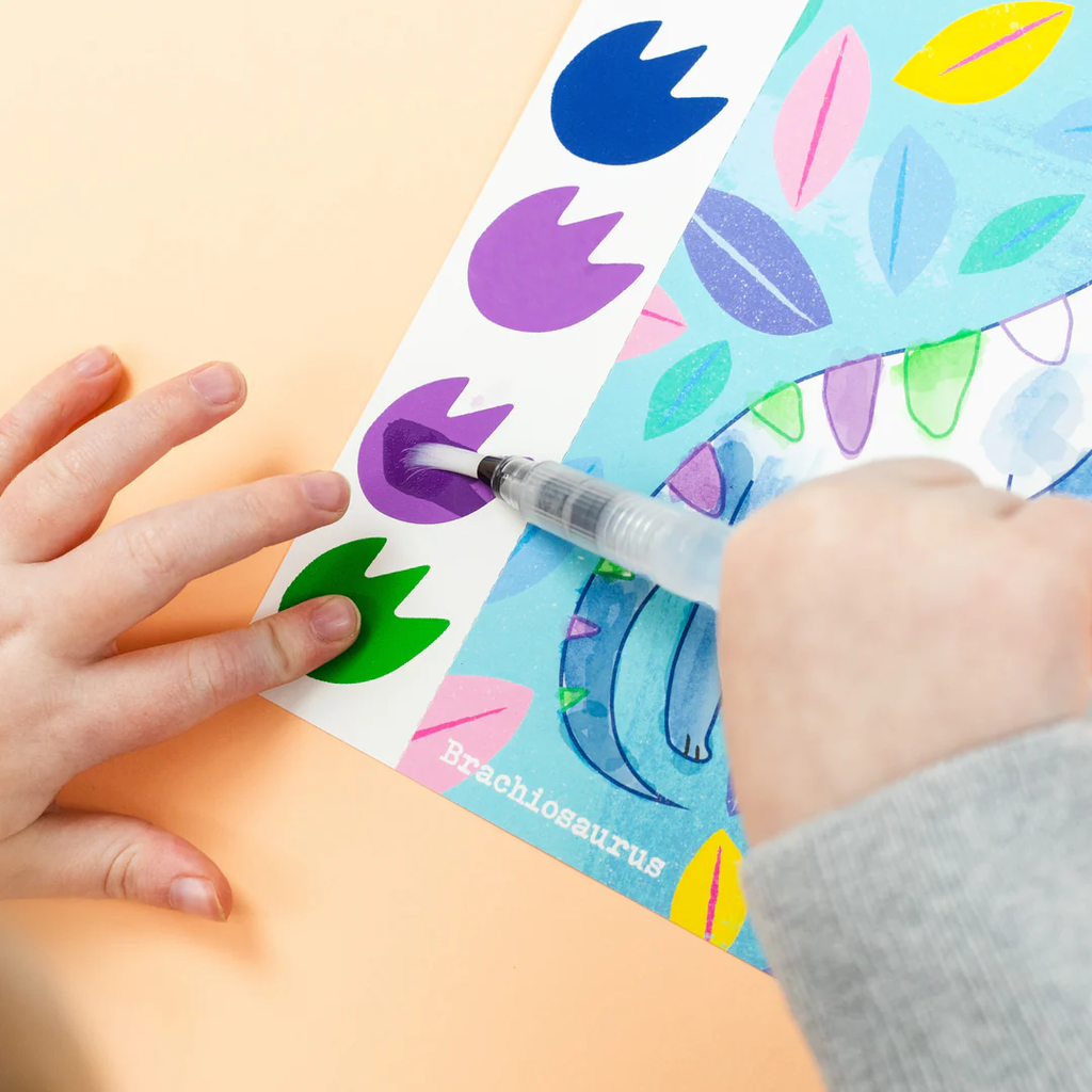 TIGER TRIBE PAINT-A-PICTURE SET-DINOSAUR