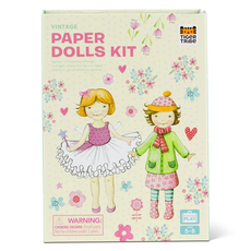 TIGER TRIBE PAPER DOLLS KIT-VINTAGE