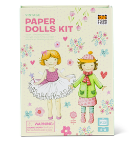 TIGER TRIBE PAPER DOLLS KIT-VINTAGE