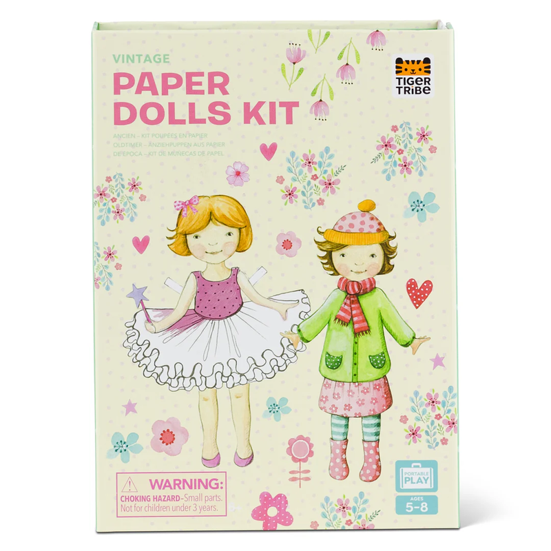 TIGER TRIBE PAPER DOLLS KIT-VINTAGE