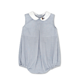 LULLABY SET COLLIER BUBBLE-NEWBERRY NAVY WINDOWPANE