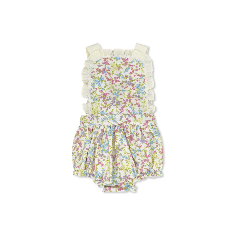 LULLABY SET MARGAUX BUBBLE-BELLFLOWER BLOSSOM, BUTTERCUP STRIPES
