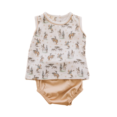 LUNA+ARLO WILD WEST S/LESS DIAPER COVER SET