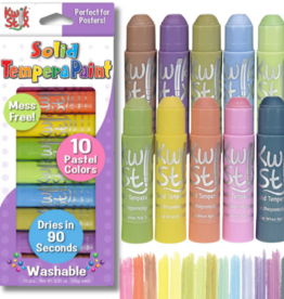 THE PENCIL GRIP, INC KWIK STIX TEMPERA PAINT 10g  SET 10 PASTEL COLORS
