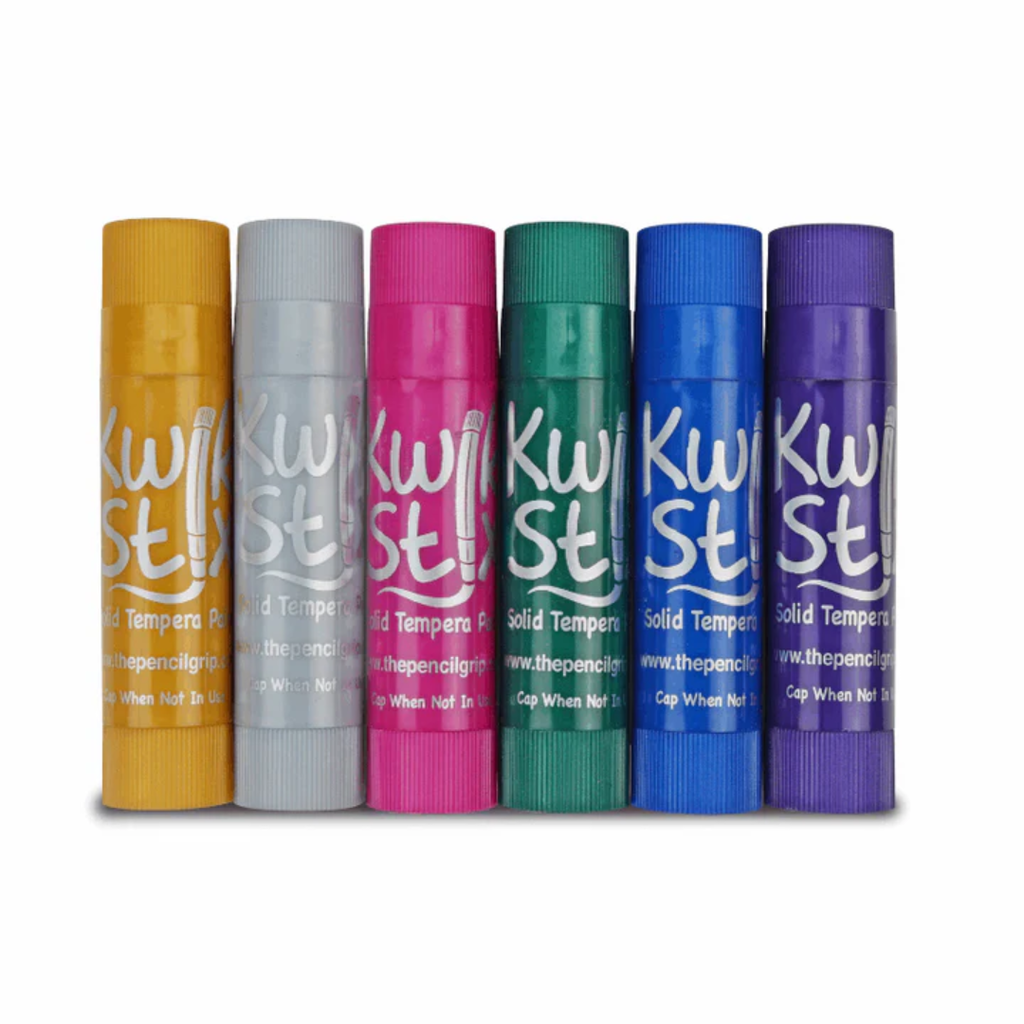 THE PENCIL GRIP, INC KWIK STIX TEMPERA PAINT SET 6 METALLIC COLORS