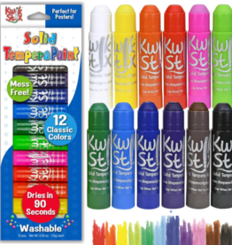 THE PENCIL GRIP, INC KWIK STIX TEMPERA PAINT10 gm SET 12 PRIMARY COLORS