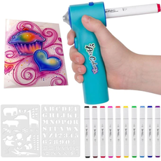 THE PENCIL GRIP, INC AIR BRUSH MARKER KIT 10 COLORS