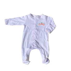 MAGNOLIA BABY SUMMER PEACHES EMB FOOTIE