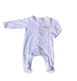 MAGNOLIA BABY SUMMER PEACHES EMB FOOTIE
