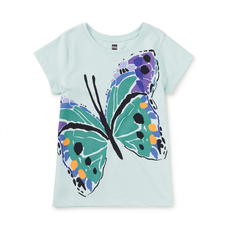 CARNIVAL BUTTERFLY GRAPHIC TEE-GARDEN PARTY