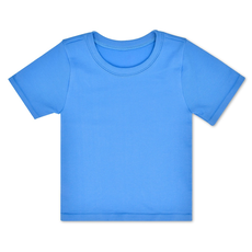 ISCREAM BRIGHT BLUE RIBBED SS SHIRT