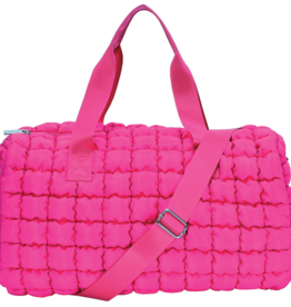 ISCREAM PRETTY PINK PUFFY DUFFLE BAG