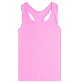 ISCREAM ROSE RIBBED RACERBACK TANK TOP