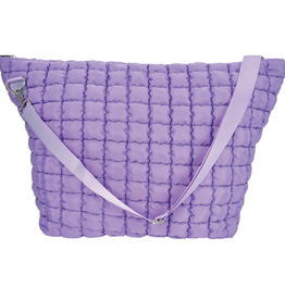 ISCREAM VIVID VIOLET PUFFY WEEKENDER BAG