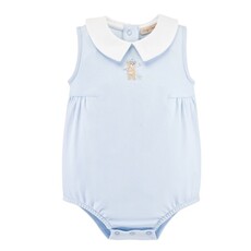 BABY CLUB CHIC lt.blue bubble w/embroidery