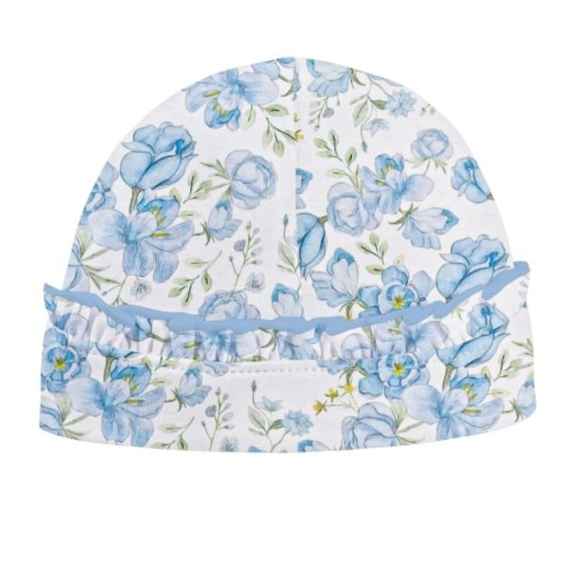 BABY CLUB CHIC spring in blue hat w/ruffle