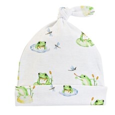 BABY CLUB CHIC Baby Frog Hat with Knot