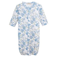 BABY CLUB CHIC spring in blue conv. gown w/ruffle