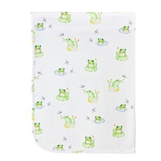 BABY CLUB CHIC Baby Frog Receiving Blanket