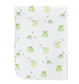 BABY CLUB CHIC Baby Frog Receiving Blanket