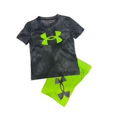 UNDER ARMOUR UA TECH PRINTED SS SHORT SET