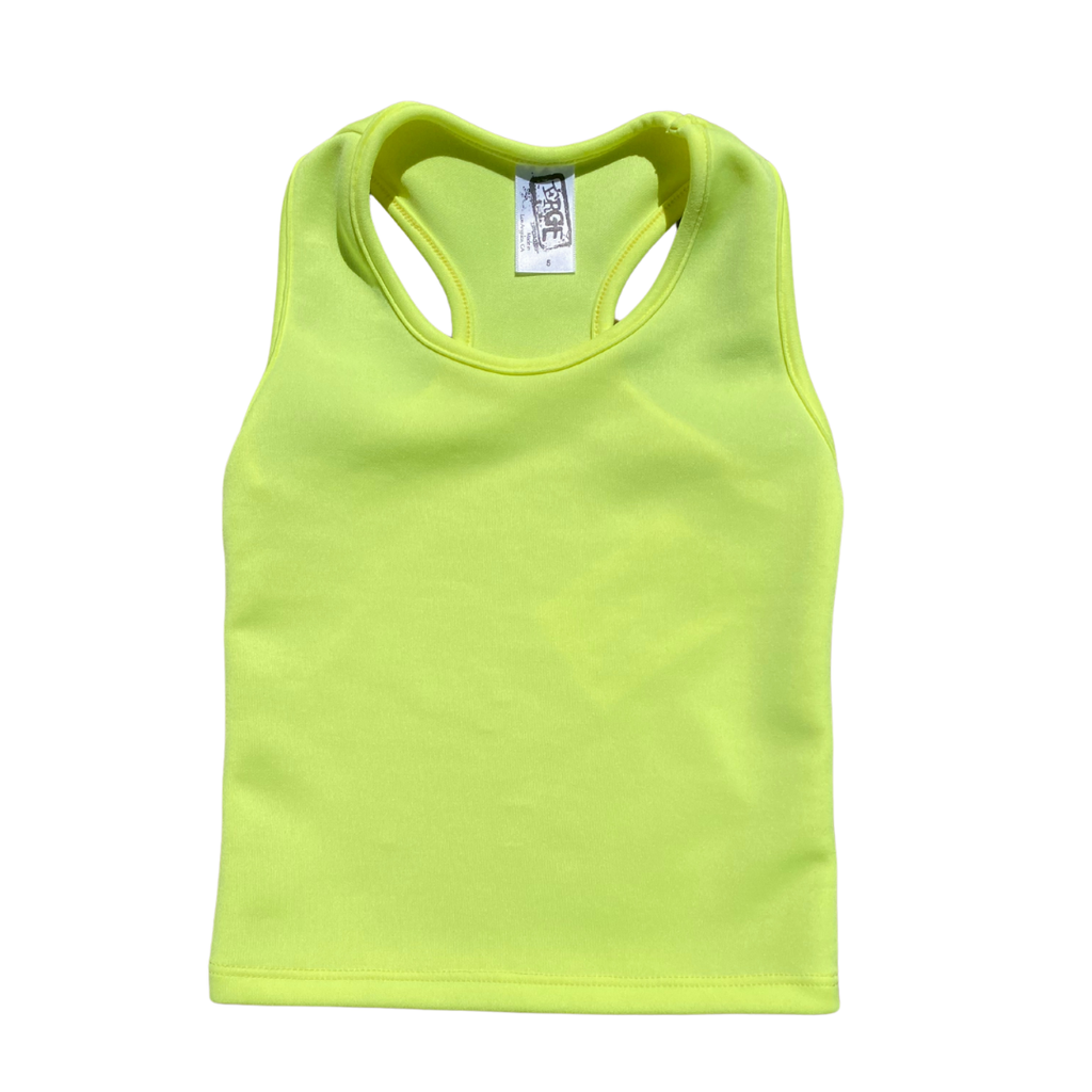 ERGE TECHNO RACER BACK TANK-NEON YELLOW