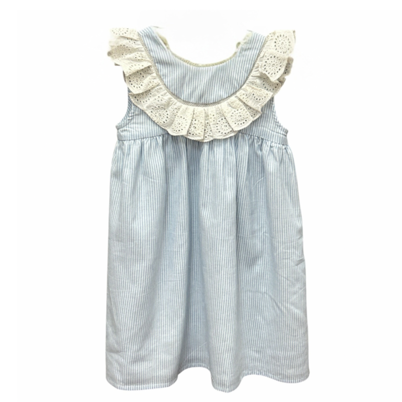 EARLY SUNDAY NATASHA DRESS DYED STRIPES