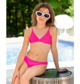 LIMEAPPLE FLEUR CRINKLE BIKINI SET