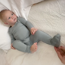 GUNAMUNA CONVERTIBLE FOOTIE -SAGE