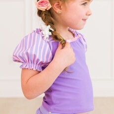 RuffleButts + RuggedButts Puffed Sleeve Skirted 2-Piece