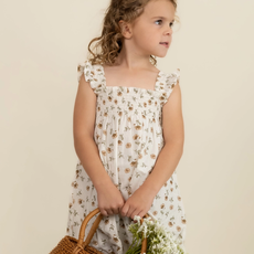 MAKEMAKE ORGANICS SMOCKED SUNDRESS - FLEUR