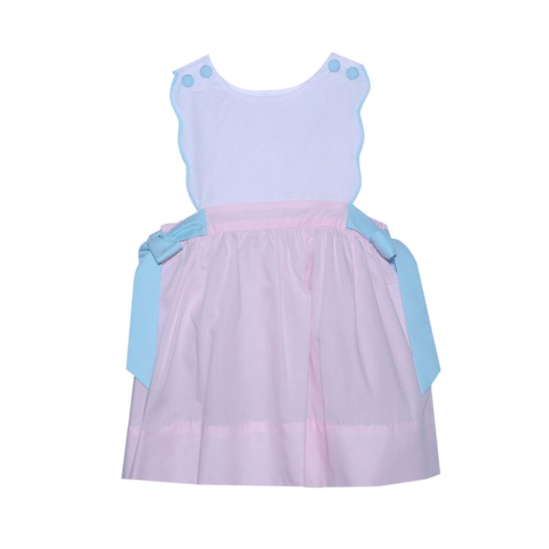 REMEMBER NGUYEN WHITE/PINK JULEP DRESS