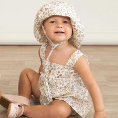 MAKEMAKE ORGANICS SCALLOPED TOP & BLOOMERS SET - WILD MEADOW