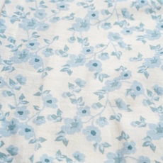 MAKEMAKE ORGANICS RUFFLE TOP & PANTS SET - BLUE VINES