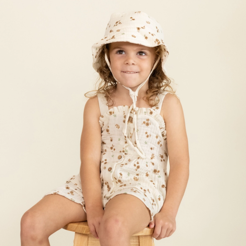 MAKEMAKE ORGANICS PEPLUM TOP & SHORTS SET - BOHEMIA