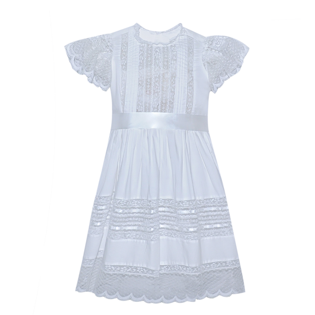 PHEONIX N REN WHT ANNA GRACE DRESS - WHT LACE