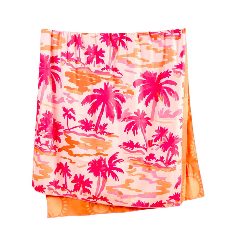 THE DARLING EFFECT XL QUICK DRY TOWEL-PARADISE PALMS