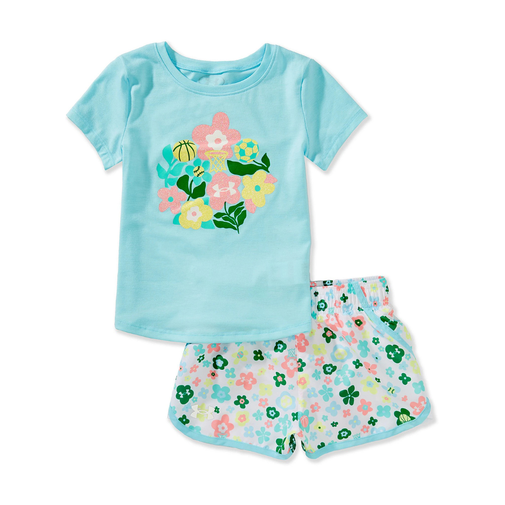 UNDER ARMOUR UA PRINTED WOVEN SHORT SET