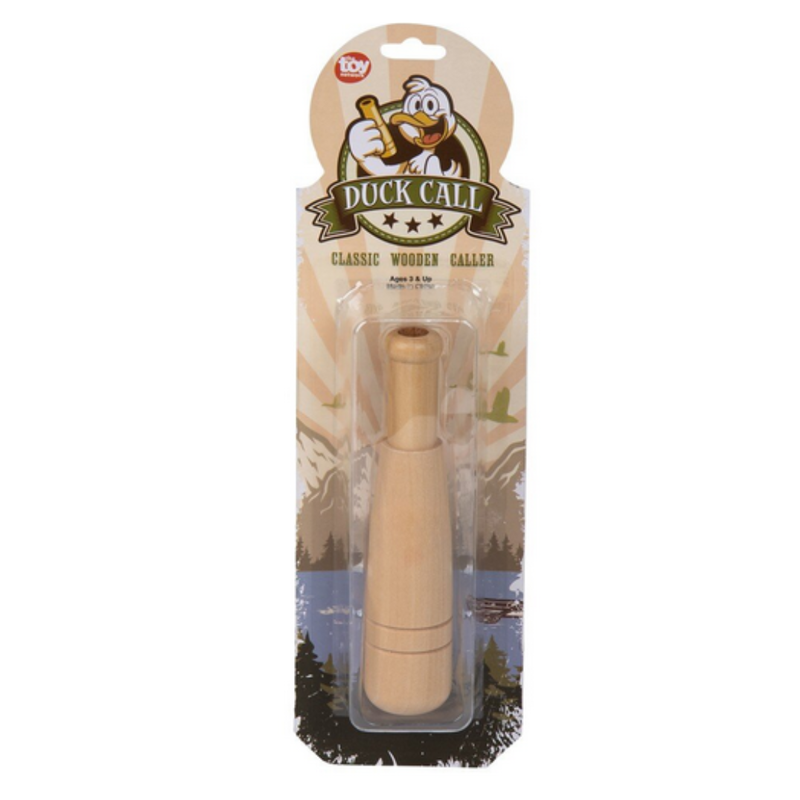 TOY NETWORK 5" WOODEN DUCK CALL WHISTLE